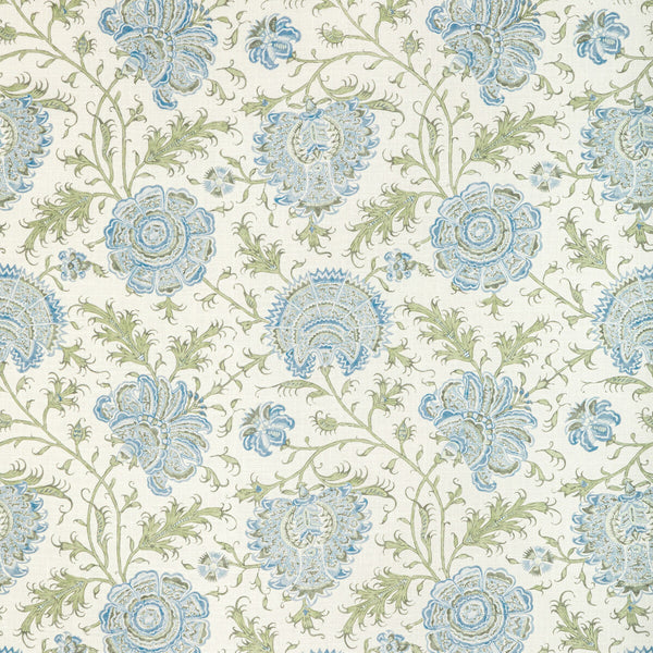 Indiennes Floral - Sea Ivory By Lee Jofa | Sarah Bartholomew | Botanical & Floral Multipurpose Linen
