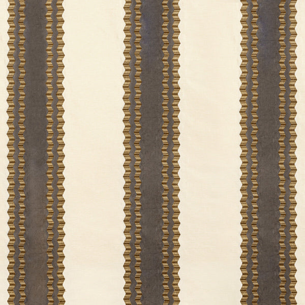 Waldon Stripe - Brown Brown By Lee Jofa | Bunny Williams Arcadia | Stripes Drapery Embroidery