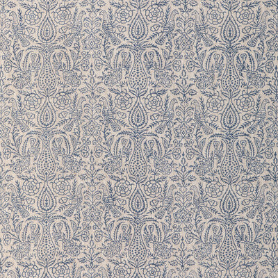 Haven Handblock - Indigo Blue By Lee Jofa | Clare Prints | Botanical & Floral Multipurpose Print