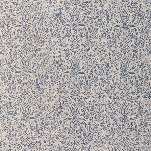 Haven Handblock - Indigo Blue By Lee Jofa | Clare Prints | Botanical & Floral Multipurpose Print