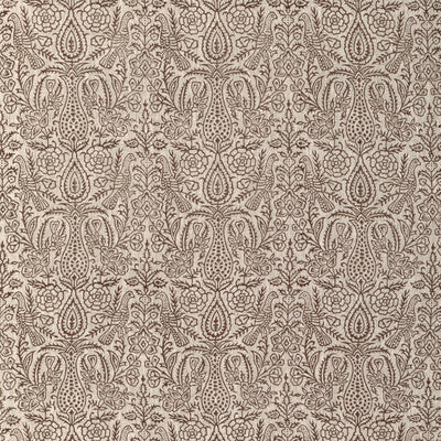 Haven Handblock - Java Brown By Lee Jofa | Clare Prints | Botanical & Floral Multipurpose Print