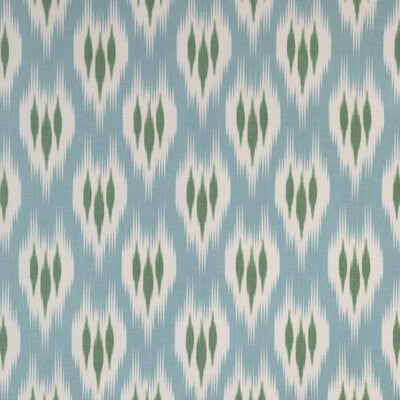 Clare Print - Sea Teal By Lee Jofa | Clare Prints |Geometric Ikat/Southwest/Kilims Drapery Print