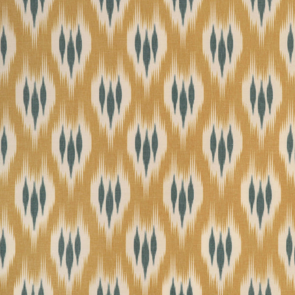 Clare Print - Topaz Gold By Lee Jofa | Clare Prints |Geometric Ikat/Southwest/Kilims Drapery Print