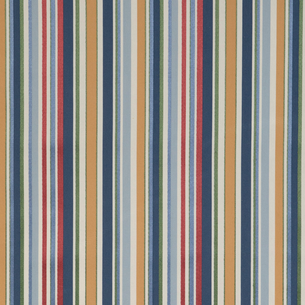 Henner Emb - Spring Multi By Brunschwig & Fils | Folio Francais |Global Stripes Multipurpose Embroidery