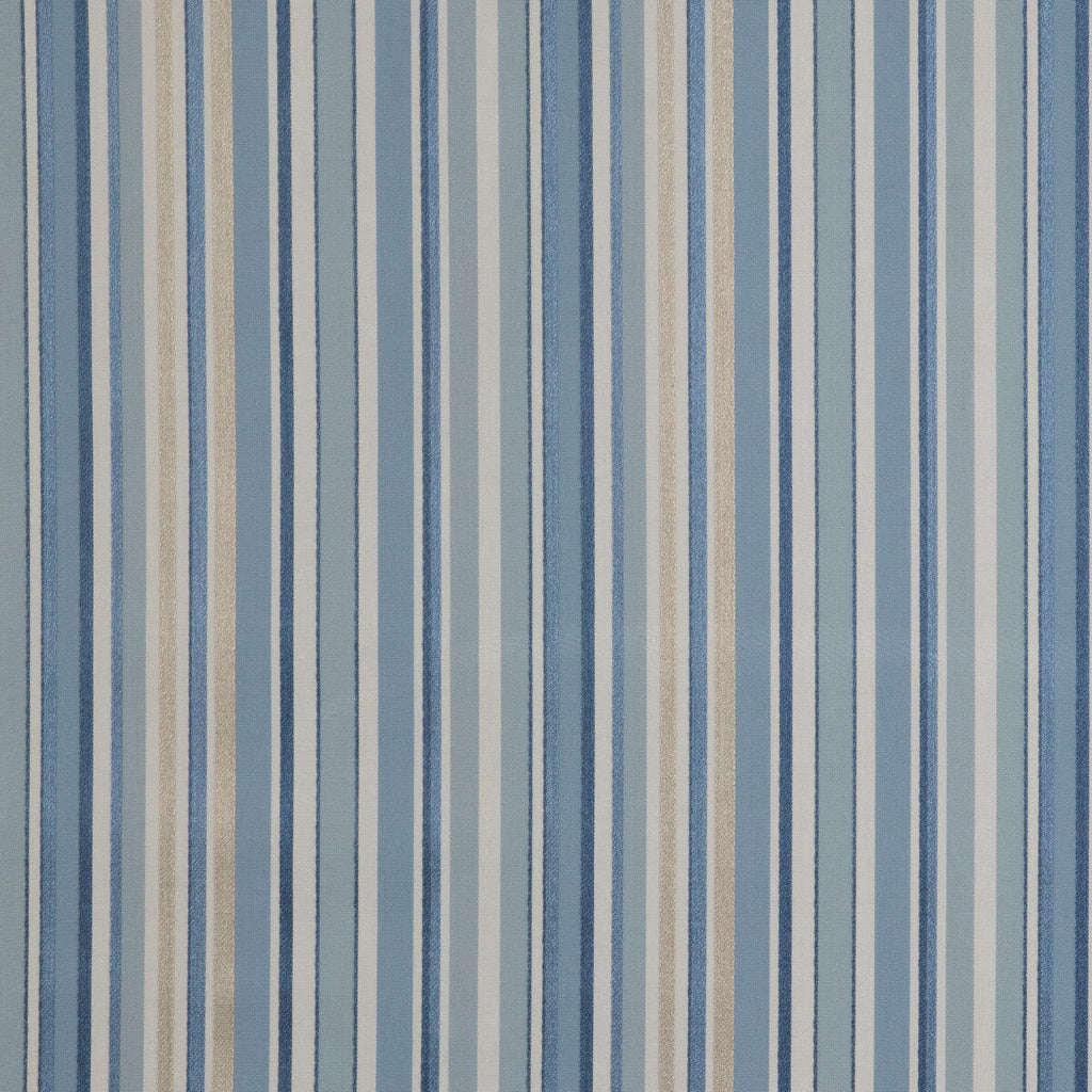 Samples and Purchasing available for Siders Stripe - Capri/Sky Blue By Lee Jofa | Highfield Stripes And Plaids |Stripes  Drapery  at Designer Wallcoverings and Fabrics