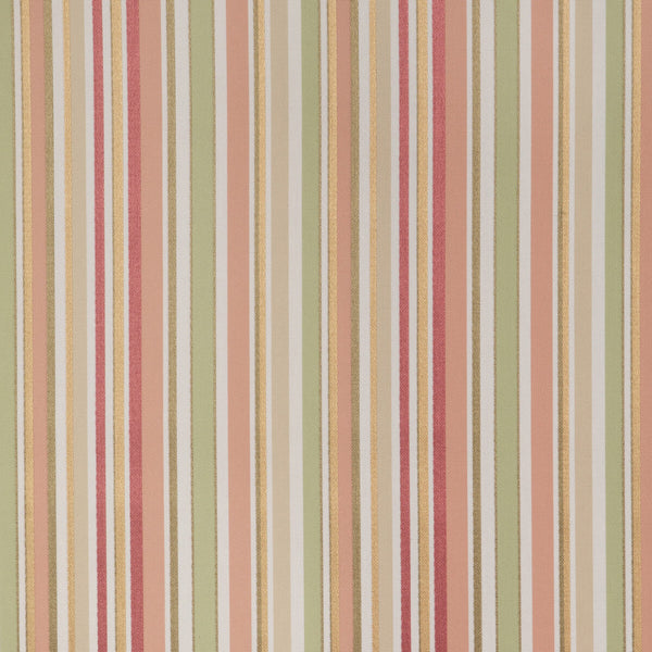 Siders Stripe - Blush/Sage Coral By Lee Jofa | Highfield Stripes And Plaids |Stripes  Drapery