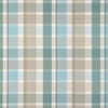 Fisher Plaid - Sky/Stone Light Blue By Lee Jofa | Highfield Stripes And Plaids | Plaid / Check Multipurpose