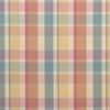Fisher Plaid - Melon/Aqua Blue By Lee Jofa | Highfield Stripes And Plaids | Plaid / Check Multipurpose
