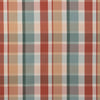 Fisher Plaid - Teal/Spice Rust By Lee Jofa | Highfield Stripes And Plaids | Plaid / Check Multipurpose