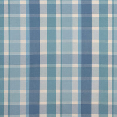 Fisher Plaid - Capri/Sky Light Blue By Lee Jofa | Highfield Stripes And Plaids | Plaid / Check Multipurpose