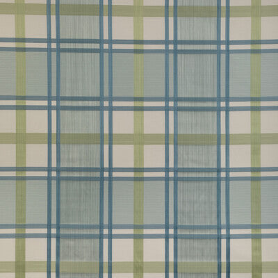 Davies Plaid - Aqua/Leaf Blue By Lee Jofa | Highfield Stripes And Plaids | Plaid / Check Multipurpose