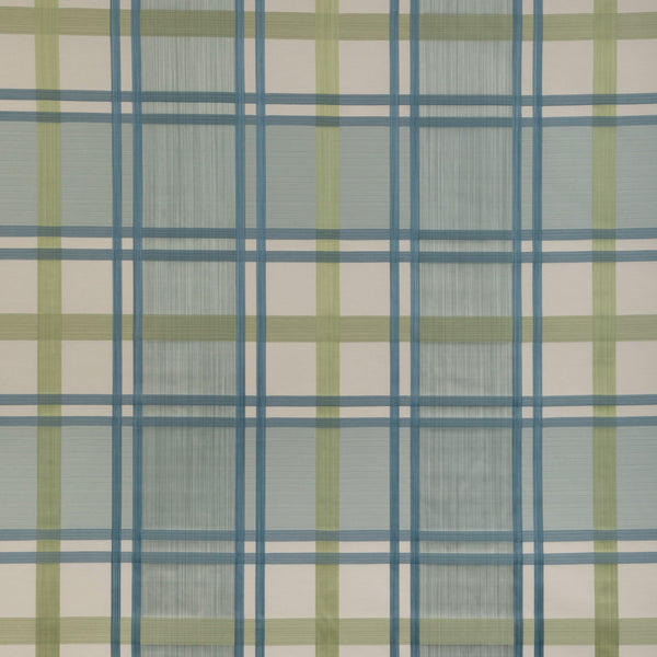 Davies Plaid - Aqua/Leaf Blue By Lee Jofa | Highfield Stripes And Plaids | Plaid / Check Multipurpose