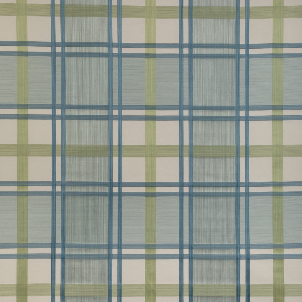 Davies Plaid - Aqua/Leaf Blue By Lee Jofa | Highfield Stripes And Plaids | Plaid / Check Multipurpose