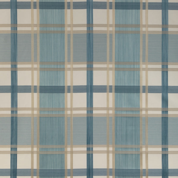 Davies Plaid - Sky/Sand Blue By Lee Jofa | Highfield Stripes And Plaids | Plaid / Check Multipurpose