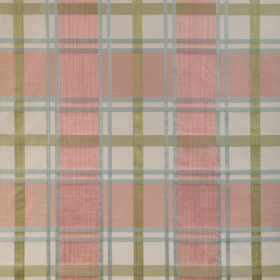 Davies Plaid - Petal/Kiwi Pink By Lee Jofa | Highfield Stripes And Plaids | Plaid / Check Multipurpose