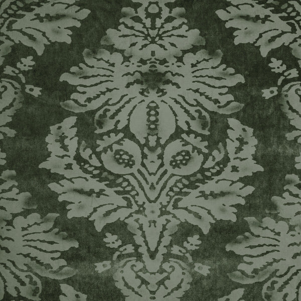 Parham Velvet - Loden Green By Lee Jofa | Barwick Velvets | Damask Upholstery Print