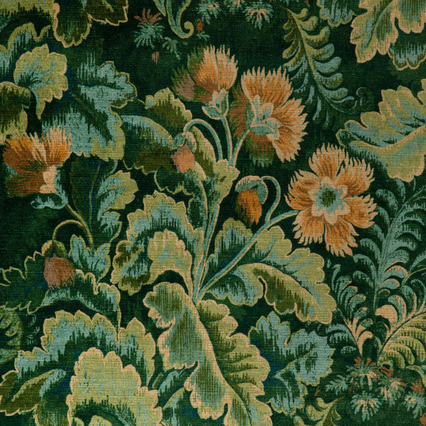 Barwick Velvet - Cypress Sage By Lee Jofa | Barwick Velvets | Botanical & Floral Upholstery Print