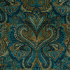 Samples and Purchasing available for Carswell Velvet - Marine/Sky Blue By Lee Jofa | Barwick Velvets | Paisley Upholstery Print at Designer Wallcoverings and Fabrics