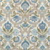 Samples and Purchasing available for New Sevilla Linen - Slate Blue By Lee Jofa | Lee Jofa 200 | Medallion / Suzani / Persian Multipurpose Print at Designer Wallcoverings and Fabrics
