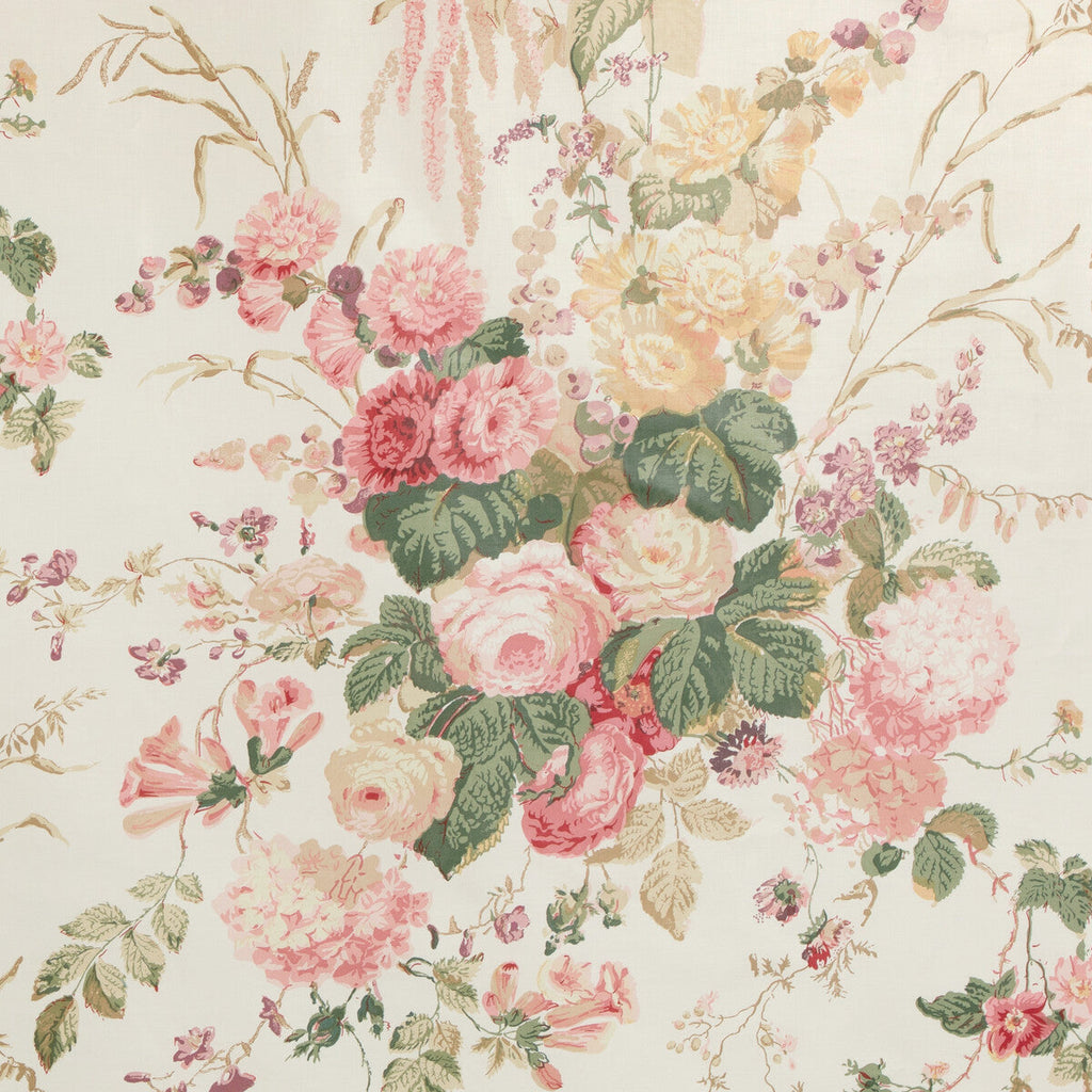 Samples and Purchasing available for Floral Bouquet - Pink/Ivy Pink By Lee Jofa | Lee Jofa 200 |Botanical & Floral  Multipurpose Print at Designer Wallcoverings and Fabrics