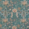 Samples and Purchasing available for Kerman Print - Teal/Rose Teal By Lee Jofa | Lee Jofa 200 |Botanical & Floral  Multipurpose Print at Designer Wallcoverings and Fabrics