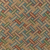 Samples and Purchasing available for Strapwork Print - Red/Moss Red By Lee Jofa | Lee Jofa 200 | Geometric Multipurpose Print at Designer Wallcoverings and Fabrics
