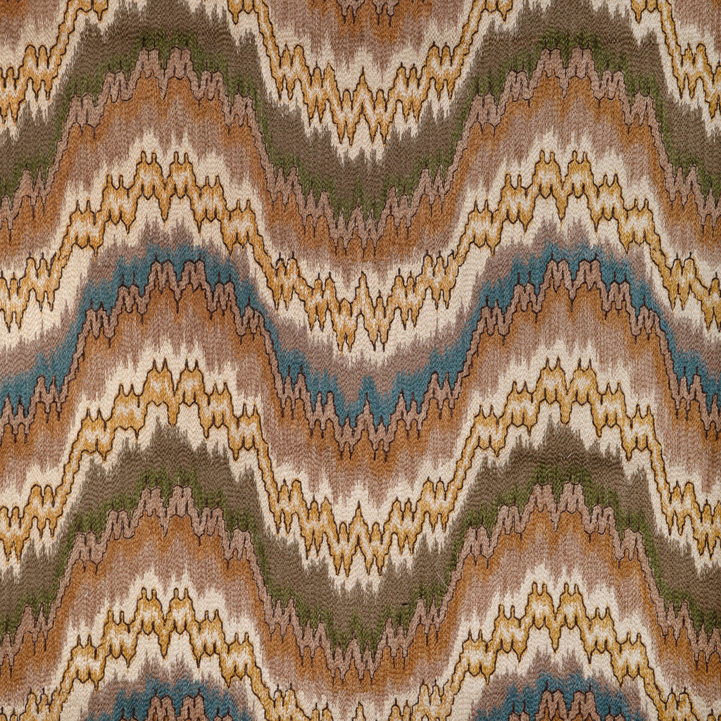 Samples and Purchasing available for Flame Embroidery - Fawn Beige By Lee Jofa | Lee Jofa 200 | Flamestitch Multipurpose Embroidery at Designer Wallcoverings and Fabrics