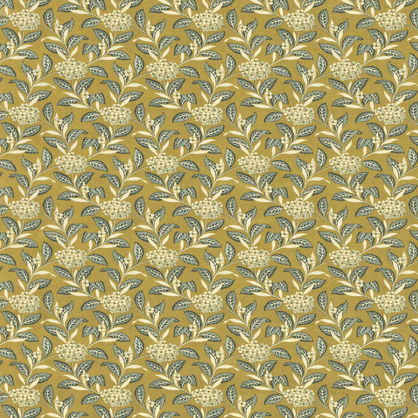 Ortensia - Teal On Olive Teal By Lee Jofa | Paolo Moschino Garden Ii |Botanical & Floral  Multipurpose Print