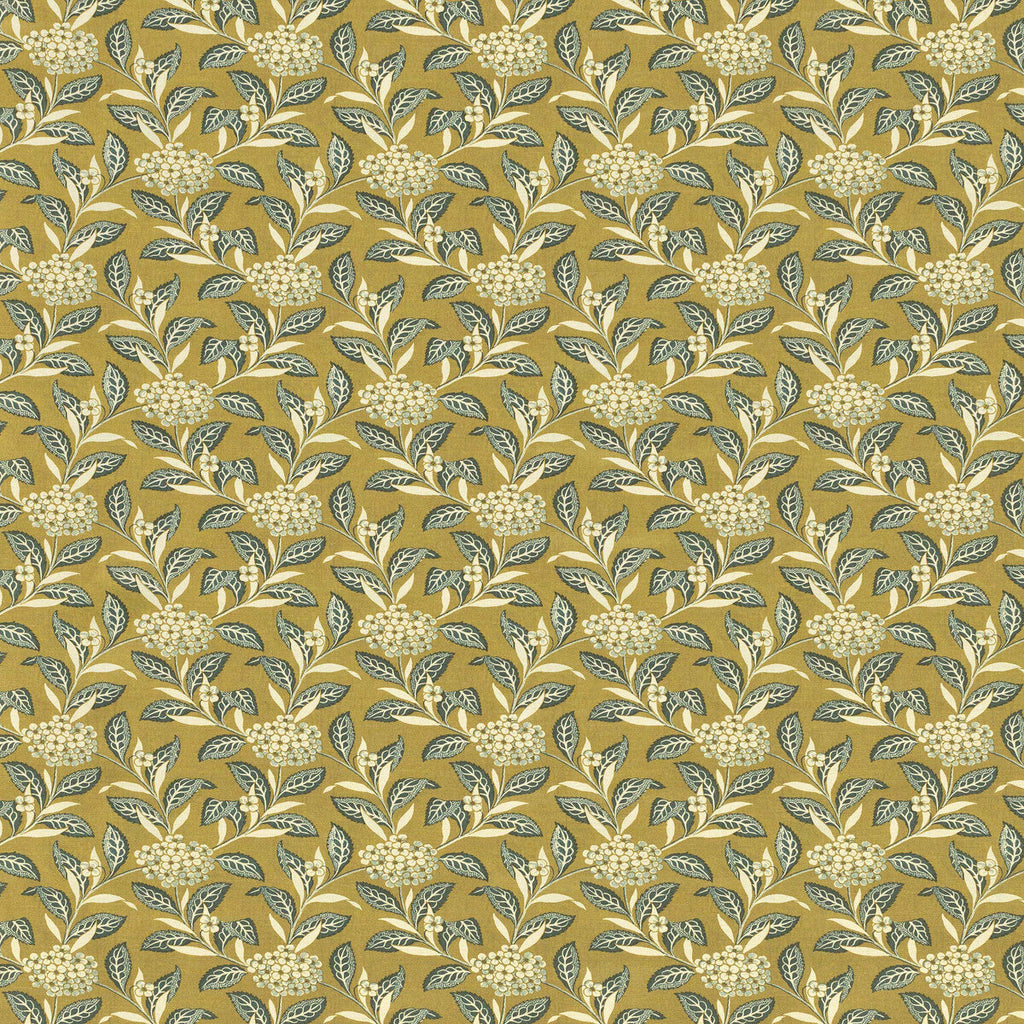 Samples and Purchasing available for Ortensia - Teal On Olive Teal By Lee Jofa | Paolo Moschino Garden Ii |Botanical & Floral  Multipurpose Print at Designer Wallcoverings and Fabrics