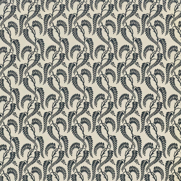 Wisteria - Navy On White Dark Blue By Lee Jofa | Paolo Moschino Garden Ii |Botanical & Floral  Multipurpose Print