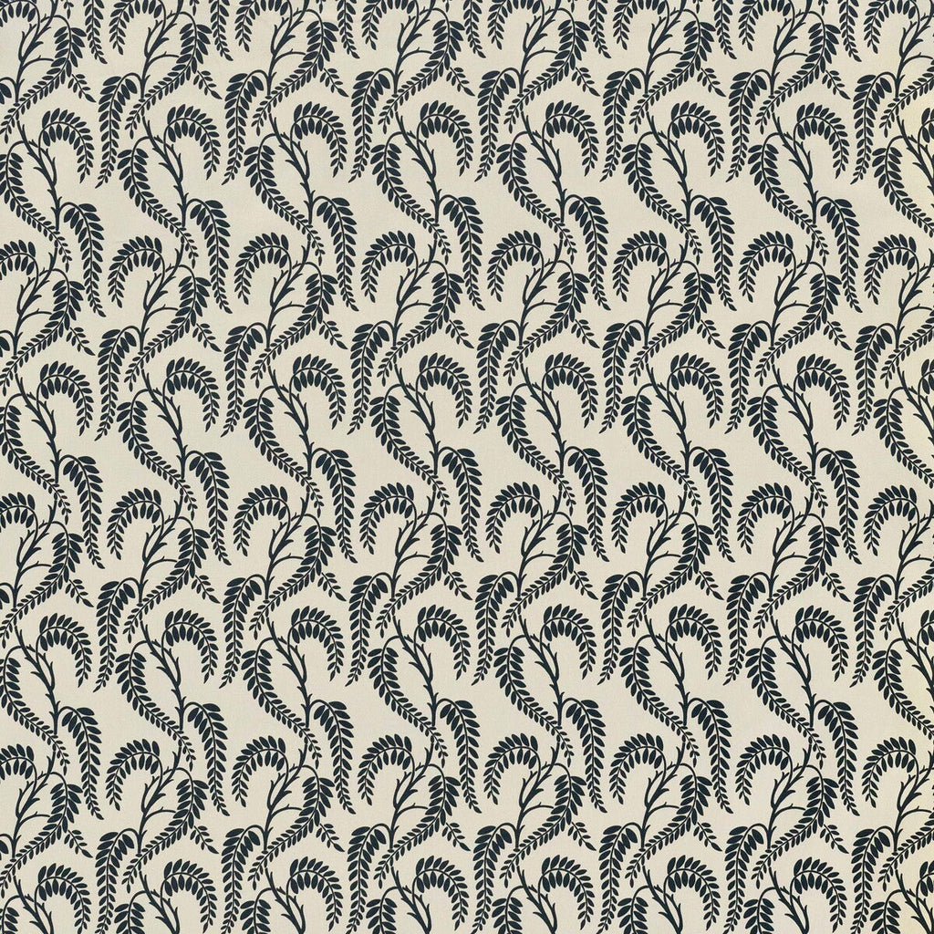 Samples and Purchasing available for Wisteria - Navy On White Dark Blue By Lee Jofa | Paolo Moschino Garden Ii |Botanical & Floral  Multipurpose Print at Designer Wallcoverings and Fabrics