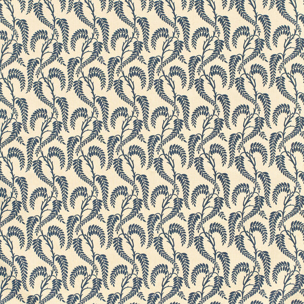 Wisteria Ii - Navy Beige Ln Dark Blue By Lee Jofa | Paolo Moschino Garden Ii |Botanical & Floral  Multipurpose Print