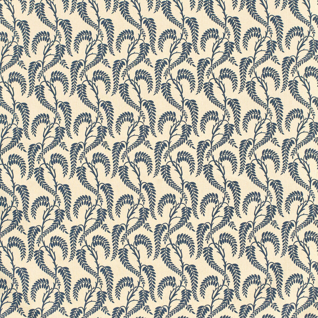 Samples and Purchasing available for Wisteria Ii - Navy Beige Ln Dark Blue By Lee Jofa | Paolo Moschino Garden Ii |Botanical & Floral  Multipurpose Print at Designer Wallcoverings and Fabrics