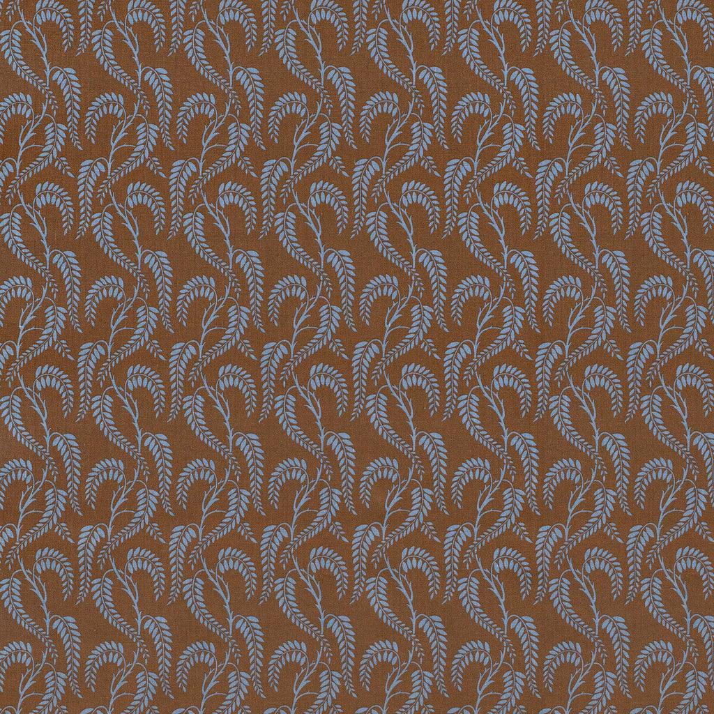 Samples and Purchasing available for Wisteria Ii - Blue Brown Ln Blue By Lee Jofa | Paolo Moschino Garden Ii |Botanical & Floral  Multipurpose Print at Designer Wallcoverings and Fabrics