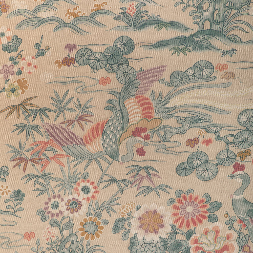 Mira Print - Petal Pink By Brunschwig & Fils | Summer Palace |Geometric Small Scale Multipurpose Print