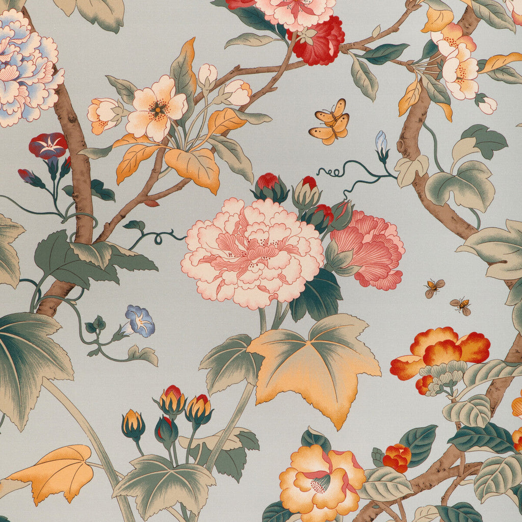 Samples and Purchasing available for Gardenia Print - Antique Red By Lee Jofa | Garden Walk | Botanical & Floral Multipurpose Print at Designer Wallcoverings and Fabrics