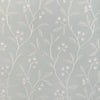Samples and Purchasing available for Iris Embroidery - Aqua Turquoise By Lee Jofa | Garden Walk | Botanical & Floral Drapery Embroidery at Designer Wallcoverings and Fabrics