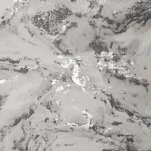 Silver Marble Wallcovering