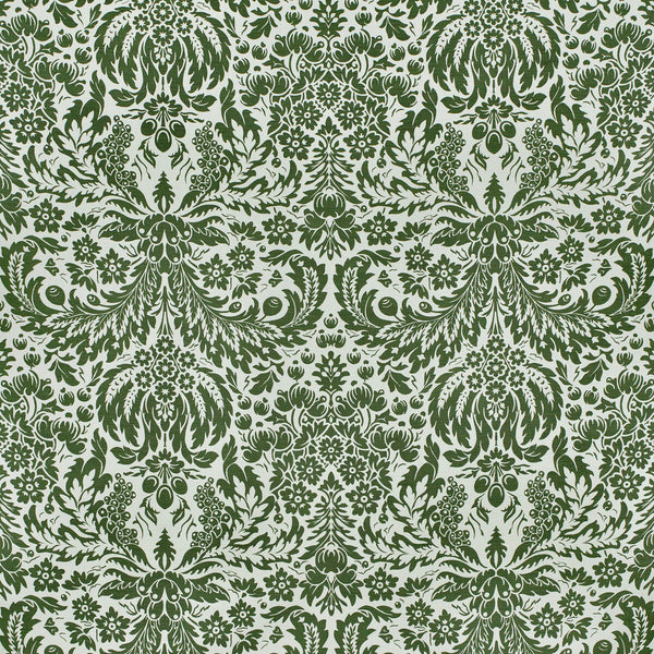 Damask - Dark Green Green By Lee Jofa | Paolo Moschino 2024 | Damask Multipurpose Print