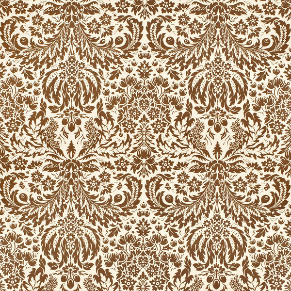 Damask - Brown Brown By Lee Jofa | Paolo Moschino 2024 | Damask Multipurpose Print
