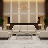 Linen Island - Icecap Upholstered Sofa | Architectural Fabrics