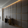 Maya Riviera - Ash Upholstered Wall Panel | Architectural Fabrics