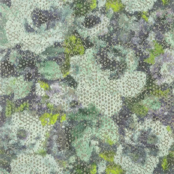Mattiazzo Flock Velvet Azure | Designers Guild Europe