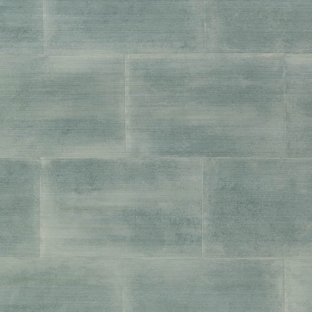 Tang Block Grasscloth aqua Wallpaper | Cowtan & Tout