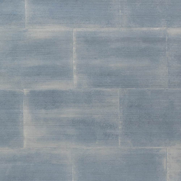 Tang Block Grasscloth cornflower Wallpaper | Cowtan & Tout