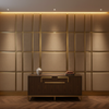Linen Weave Texture Warm Taupe Upholstered Wall Panel | Architectural Fabrics