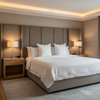 St. Eustatius - Mushroom Upholstered Headboard | Architectural Fabrics