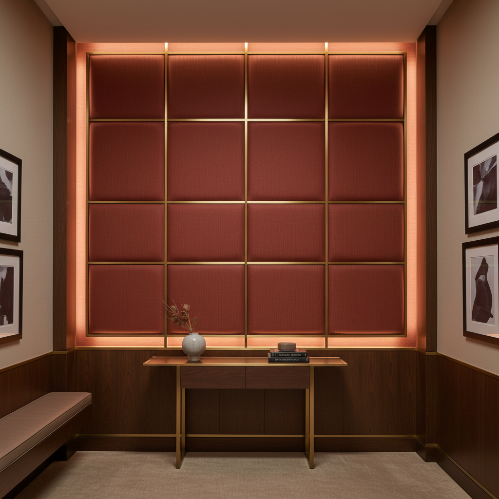 Storm Bay - Passion Upholstered Wall Panel | Architectural Fabrics