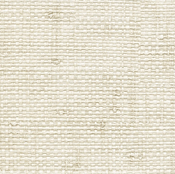 Le Embossed Raffia This Side of Paradise - Beige Commercial Wallcovering | Koroseal