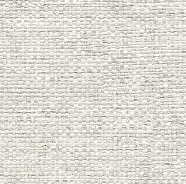 Le Embossed Raffia Treasure Island - Off-White Commercial Wallcovering | Koroseal